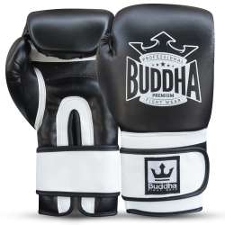 Buddha boxing gloves top fight black white