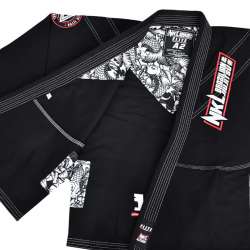 BJJ jiu jitsu uniform BJJ NKL elite (black) 3