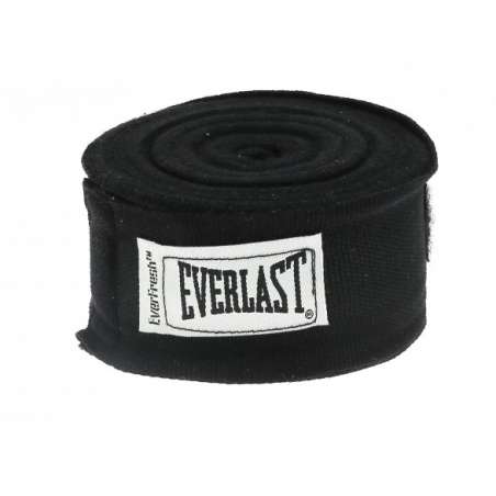 Everlast muay thai hand wraps 457cms (black)