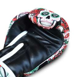 Buddha boxing gloves mexican (red)1