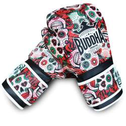 Buddha boxing gloves mexican (red)