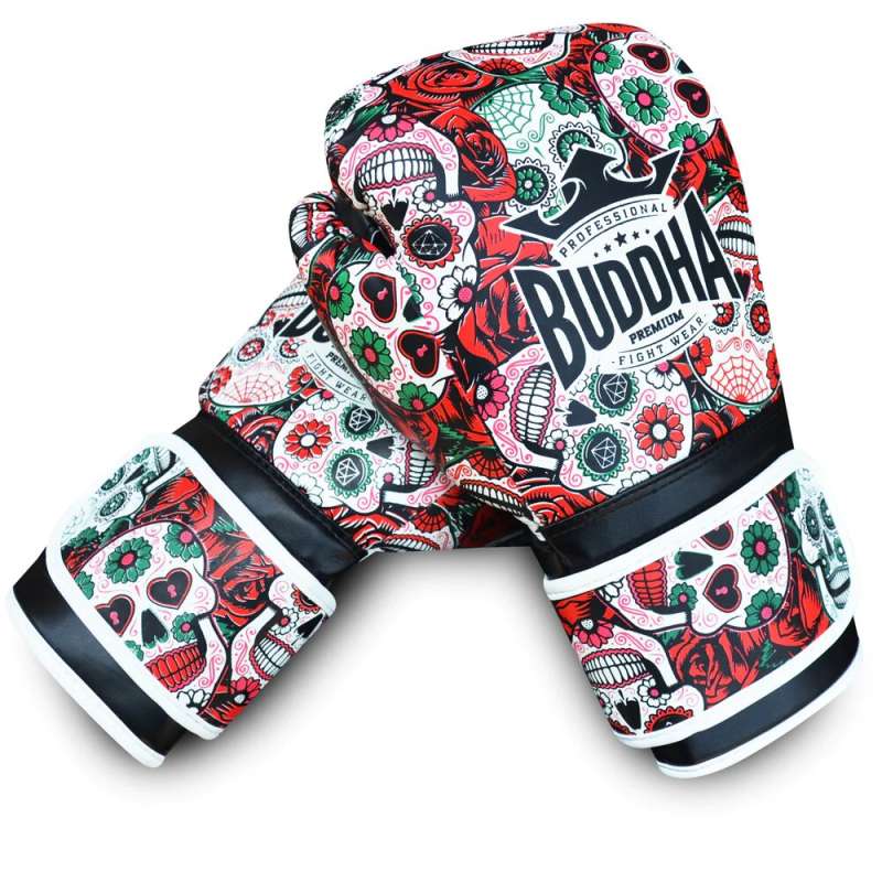 Buddha boxing gloves mexican (red)