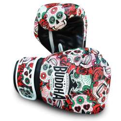 Buddha boxing gloves mexican (red)3