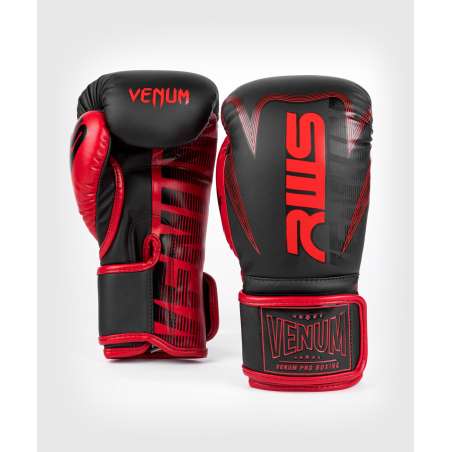 Venum muay thai gloves RWS (black/red)
