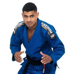 Uniform BJJ TATAMI nova Absolute blue + BJJ belt white