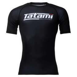 BJJ no gi Tatami rashguard recharge (black)