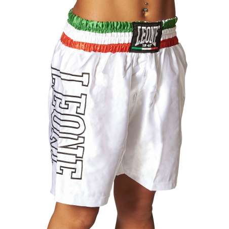 Leone boxing shorts AB733 (white)