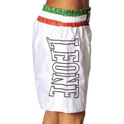 Leone boxing shorts AB733 (white)(1)