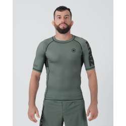 Kingz MMA rashguard kore V2 (green) short sleeve