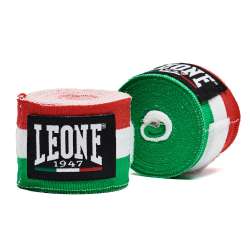 Leone boxing hand wraps tricolour