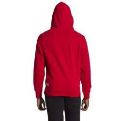 Leone zip hoodie big logo (red) 3