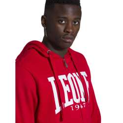 Leone zip hoodie big logo (red) 1