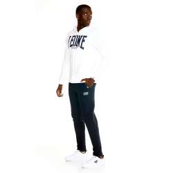 Leone zip hoodie big logo white Leone boxing equipment