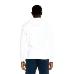 Leone zip hoodie big logo (white) 2