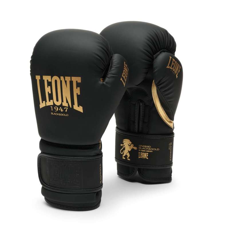 Leone1947 GN059D black gold gloves