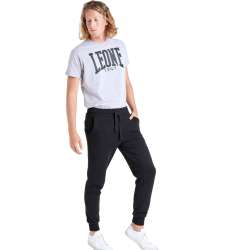 Basic Leone small logo trousers (black) 1