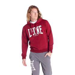 Leone big logo sweatshirt (burgundy) 1
