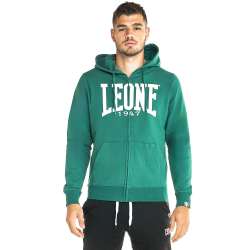 Leone big logo zip jacket (dark green)