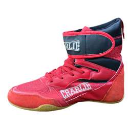 Charlie ring pro boxing boots (red) 1