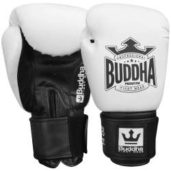 Buddha top colours muay thai gloves (white)