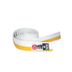 Daedo martial arts belt (white/yellow)
