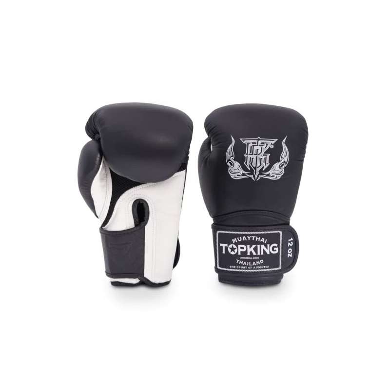 TopKing kick boxing gloves super air (black/white)
