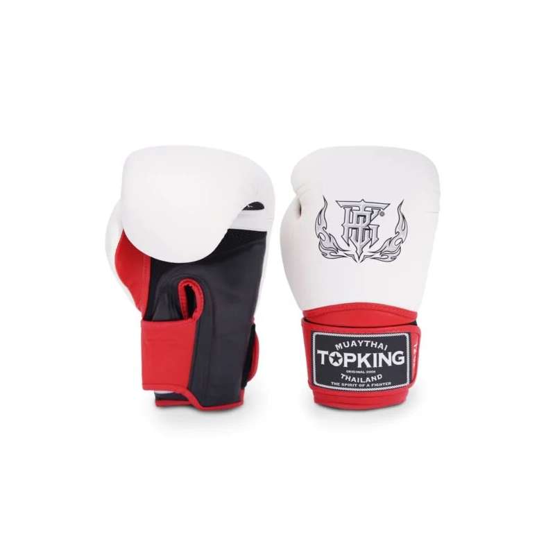 Top King gloves super air triple tone (white/red/black)