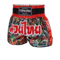 TopKing muay thai shorts 226 (red)