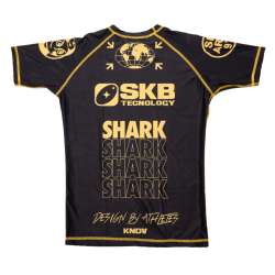 MMA Shark boxing rashguard SKB97 (black/gold) 1