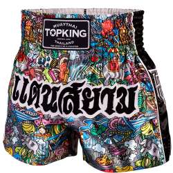 Top King Boxing muay thai shorts 225 (black)