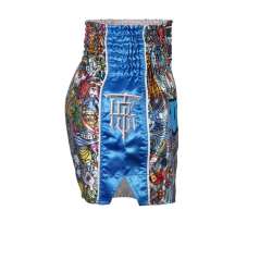 Muay thai Top King Boxing trousers 255 (light blue) 3
