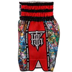 Muay thai trousers Top King Boxing 223 (red) 3