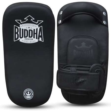 Buddha curved leather paos thailand (black)
