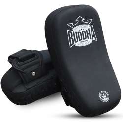 Buddha curved leather paos thailand (black) 2