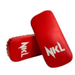 NKL muay thai buffalo leather red paos