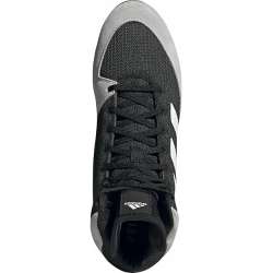 Adidas mat wizard 5 black/grey wrestling shoes 4