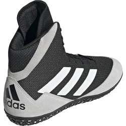 Adidas mat wizard 5 black/grey wrestling shoes