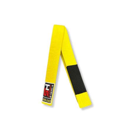 Yellow children's BJJ belt strongest hero