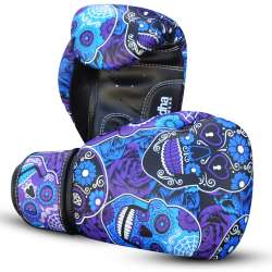 Buddha muay thai gloves mexican purple 1