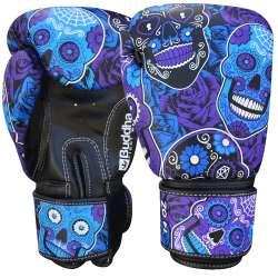 Buddha muay thai gloves mexican purple
