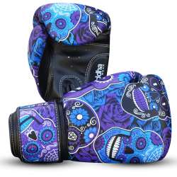 Buddha muay thai gloves mexican purple 3