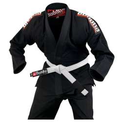 Buddha BJJ black kimono infinity + white belt