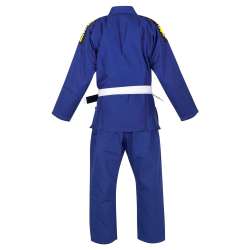 Buddha BJJ blue kimono infinity + white belt 1