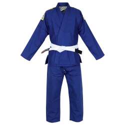 Buddha BJJ blue kimono infinity + white belt 2