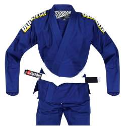 Buddha BJJ blue kimono infinity + white belt 4