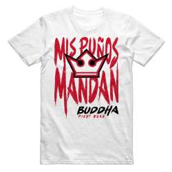Cuffs rule Buddha white T-shirt