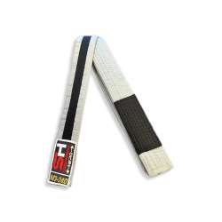 Children's BJJ belt Strongest Hero grey black