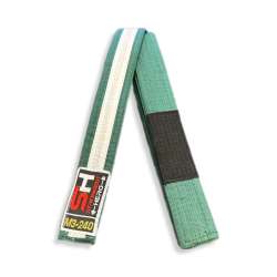 Children's BJJ green white SH belts