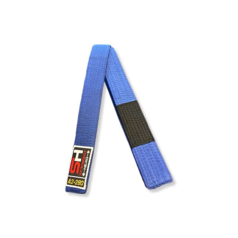 Strongest Hero blue BJJ belt for children Strongest Hero blue BJJ belt for children