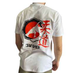 Weißes Utuk Fightwear Judo-T-Shirt